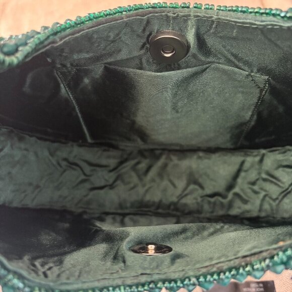 Made in India Beaded Shoulder Bag - Hunter Green - Holidays - Picture 6 of 11